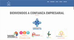 Desktop Screenshot of confianzaempresarial.com