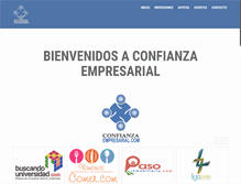 Tablet Screenshot of confianzaempresarial.com